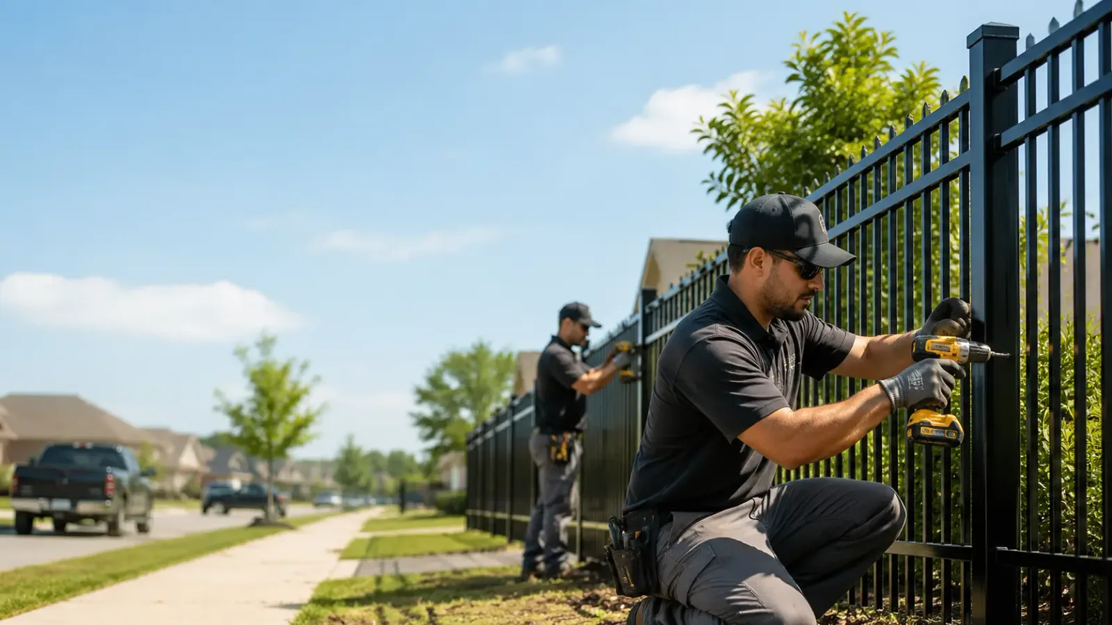 Metal Fence Installation in Springbrook, IA